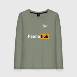 Женский лонгслив хлопок Уличный футбол - Panna Hub