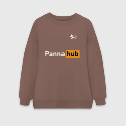 Женский свитшот oversize без начеса хлопок Уличный футбол - Panna Hub