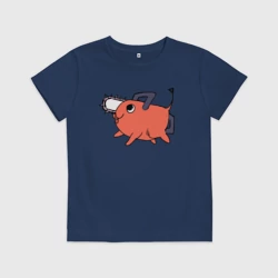 Детская футболка хлопок Демон бензопилы Почита