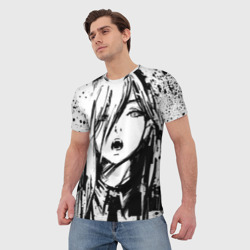 Мужская футболка 3D Человек - бензопила: Пауэр - фото 2