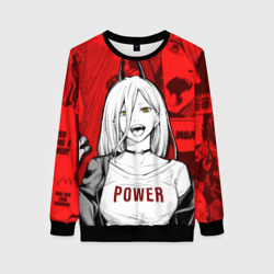 Женский свитшот 3D Chainsaw Man: Power