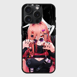 Чехол силиконовый для Apple iPhone 15 Pro матовый Chainsaw Man - Power