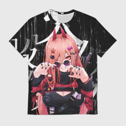 Мужская футболка 3D Chainsaw Man - Power