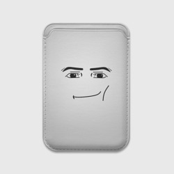 Картхолдер Magsafe магнитный Роблокс Гигачад лицо