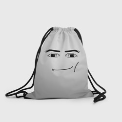 Роблокс Гигачад лицо – Рюкзак-мешок 3D с принтом купить со скидкой в -25%
