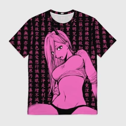 Мужская футболка 3D Человек - бензопила Пауэр в топике