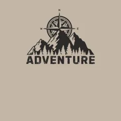 Мужской свитшот хлопок Adventure mountains - фото 2