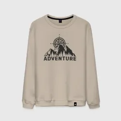 Мужской свитшот хлопок Adventure mountains