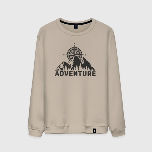 Мужской свитшот хлопок Adventure mountains