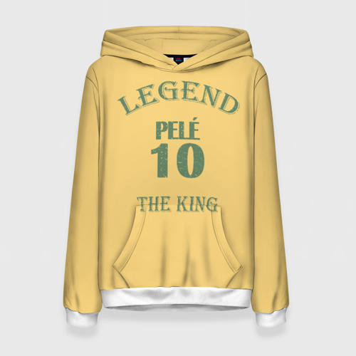 Женская толстовка 3D Pele legend, цвет 3D печать