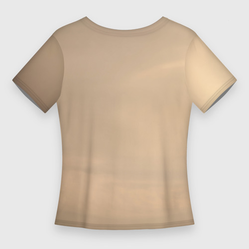 Женская футболка 3D Slim Гуси в полете, цвет 3D печать - фото 2