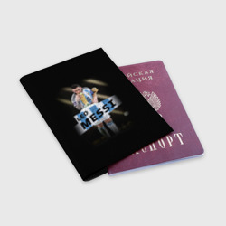 Обложка для паспорта матовая кожа Лео Месси чемпион Мира - фото 2
