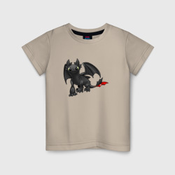 Дракон Беззубик – Детская футболка хлопок с принтом купить со скидкой в -20%