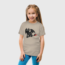 Детская футболка хлопок Дракон Беззубик - фото 2