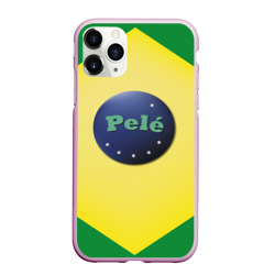 Чехол для iPhone 11 Pro Max матовый Пеле король футбола