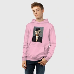 Детская толстовка хлопок Человек в котелке - художник Рене Магритт - фото 2