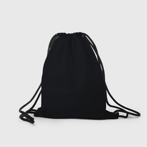 Рюкзак-мешок 3D Илон Маск, портрет на черном фоне - фото 2