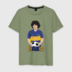 Мужская футболка хлопок Марадона легенда