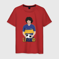 Марадона легенда – Мужская футболка хлопок с принтом купить со скидкой в -20%