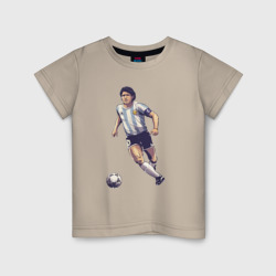 Детская футболка хлопок Maradona football
