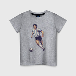 Детская футболка хлопок Maradona football