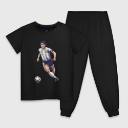 Детская пижама хлопок Maradona football