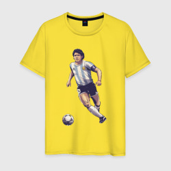 Мужская футболка хлопок Maradona football