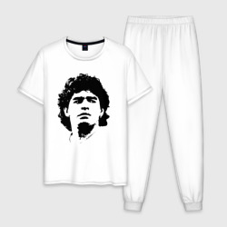 Мужская пижама хлопок Face Maradona
