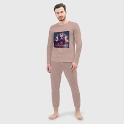 Мужская пижама с лонгсливом хлопок Кратос, бог войны - фото 2