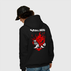 Мужская толстовка хлопок Samurai logo Cyberpunk 2077 - фото 2