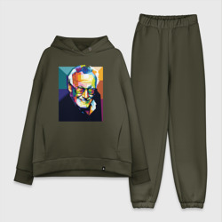 Женский костюм хлопок Oversize Стэн Ли в wpap