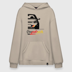 Худи SuperOversize хлопок Half Vagodroch