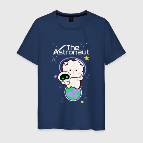 Мужская футболка из хлопка с принтом The Astronaut - Jin, вид спереди №1