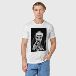 Мужская футболка хлопок Готическая монахиня - фото 2