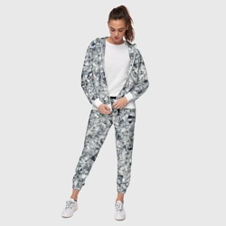 Женский костюм 3D Сверкающие кристаллы серебра - фото 2