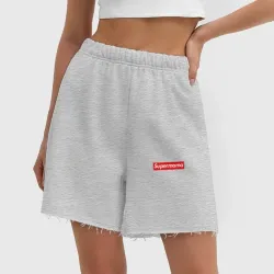 Женские шорты oversize футер хлопок Superмама - фото 2