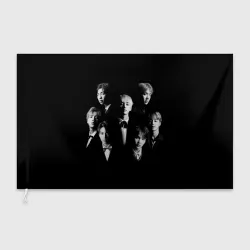 Флаг 3D BTS black