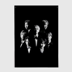 Постер BTS black