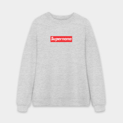 Мужской свитшот oversize без начеса хлопок Superпапа