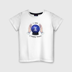 Детская футболка хлопок Гороскоп для знака зодиака близнецы