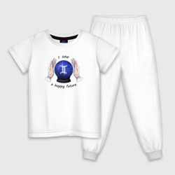 Детская пижама хлопок Гороскоп для знака зодиака близнецы