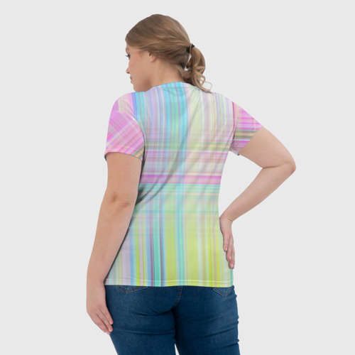Женская футболка 3D Енот с бензопилой, цвет 3D печать - фото 7