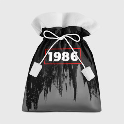 Подарочный 3D мешок 1986 - в красной рамке на темном