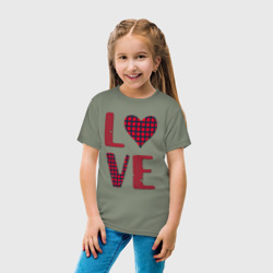 Детская футболка хлопок Любовь с сердцем - фото 2