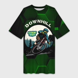 Downhill  Extreme Sport – Платье-футболка 3D с принтом купить