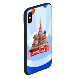 Чехол для iPhone XS Max матовый Кремль Москва - фото 2