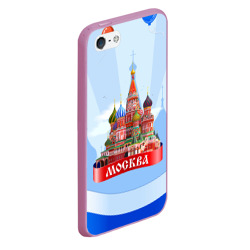 Чехол для iPhone 5/5S матовый Кремль Москва - фото 2