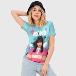 Женская футболка 3D Slim K - pop Momo - фото 2