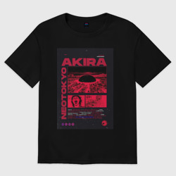 Женская футболка хлопок Oversize Akira poster