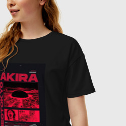 Женская футболка хлопок Oversize Akira poster - фото 2